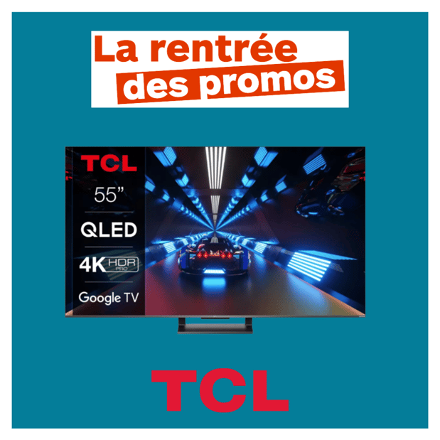 Votre magasin Boulanger Niort vous propose : TV QLED Tcl 55C735 2022