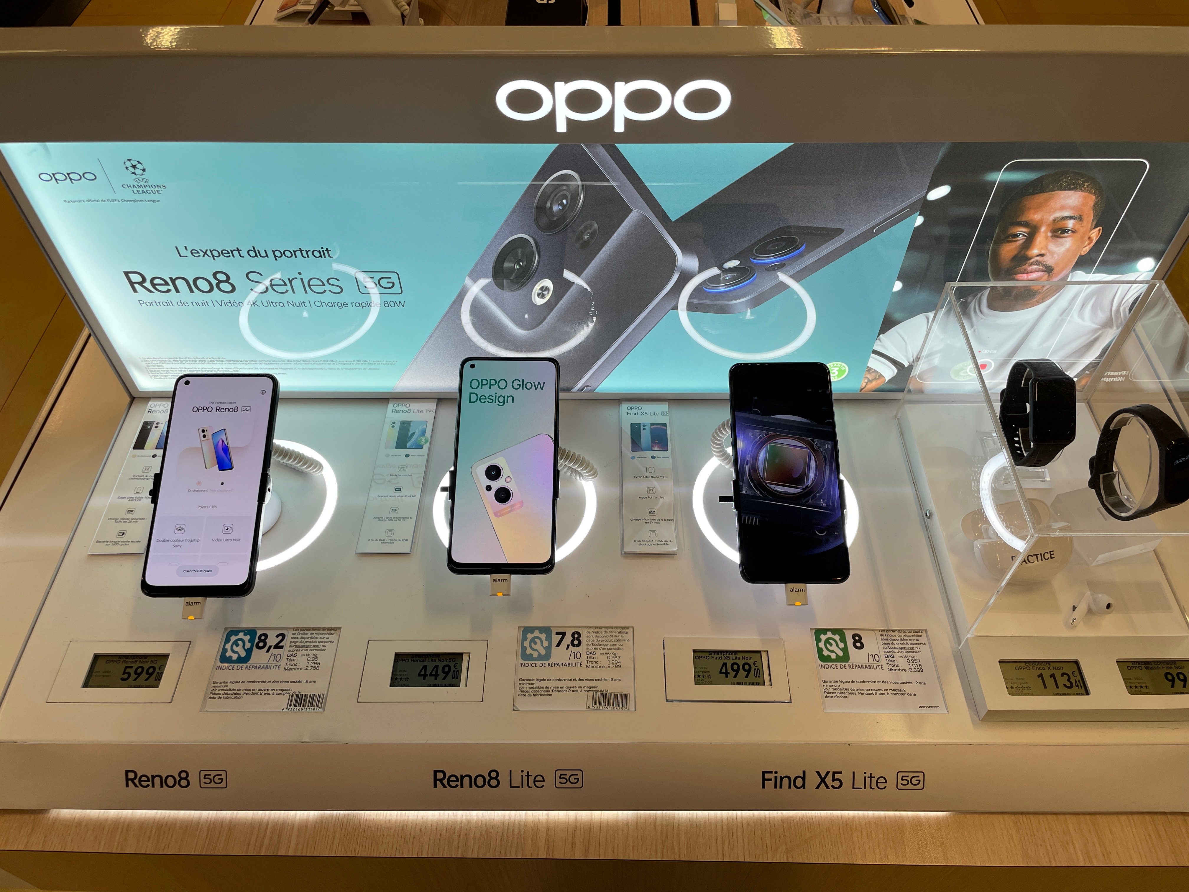 Smartphone Oppo Reno 8 5G
Smartphone Oppo 8 Lite 5G
Smartphone Find X5 Lite

 Boulanger Sarcelles
