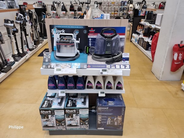 Détacheurs Shark et Bissel chez  Boulanger Vitrolles Grand Vitrolles proche de Salon, Velaux, Rognac et Marignane