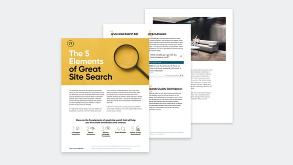 The 5 Elements of Great Site Search