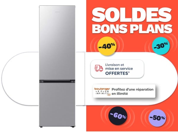 Profitez du mois des soldes bons plans chez Boulanger Bordeaux Mérignac pour découvrir nos réfrigérateurs : fraîcheur optimale, design élégant et économies d’énergie garanties