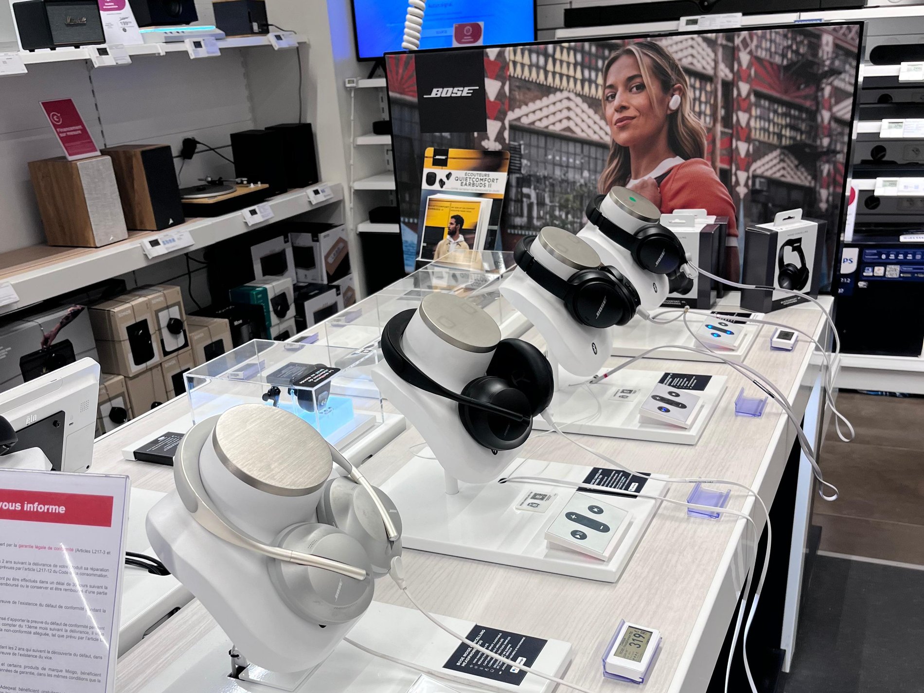 Casque réduction de bruit - Magasin Boulanger Levallois Perret (SO OUEST)