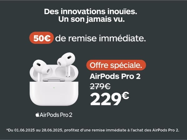 Offre spéciale Airpods Pro 2 à  Boulanger La Rochelle Angoulins