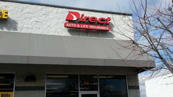 Direct Auto Insurance storefront located at  8253 US Highway 51 N, Millington