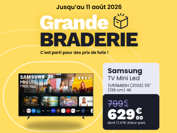 TV samsung mini led 55 pouces