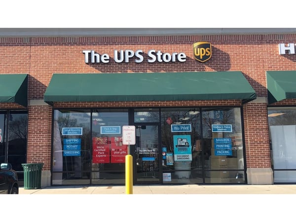 Facade of The UPS Store The Shoppes At Kissel Hill