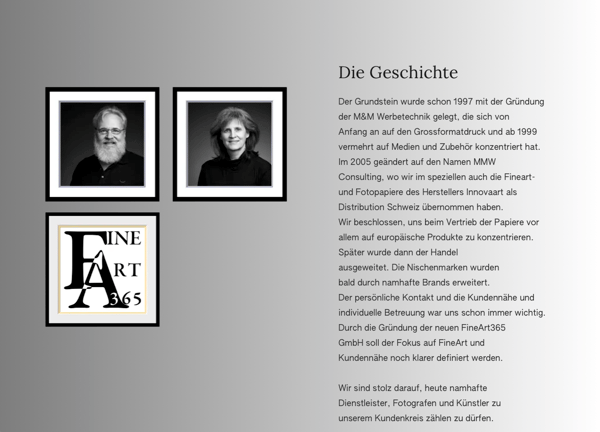 Das Team und die Geschichte von MMW zu FA365