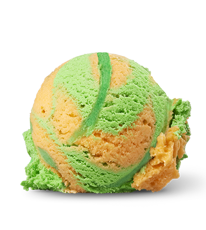 Ice cream scoop of Trolli® Sour Blast flavor