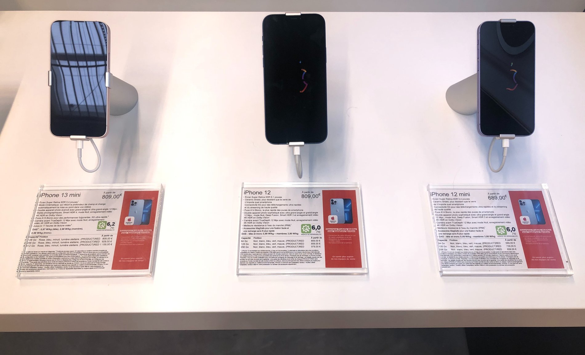 Les différents Iphone de la marque Apple disponibles dans votre magasin Boulanger Buchelay