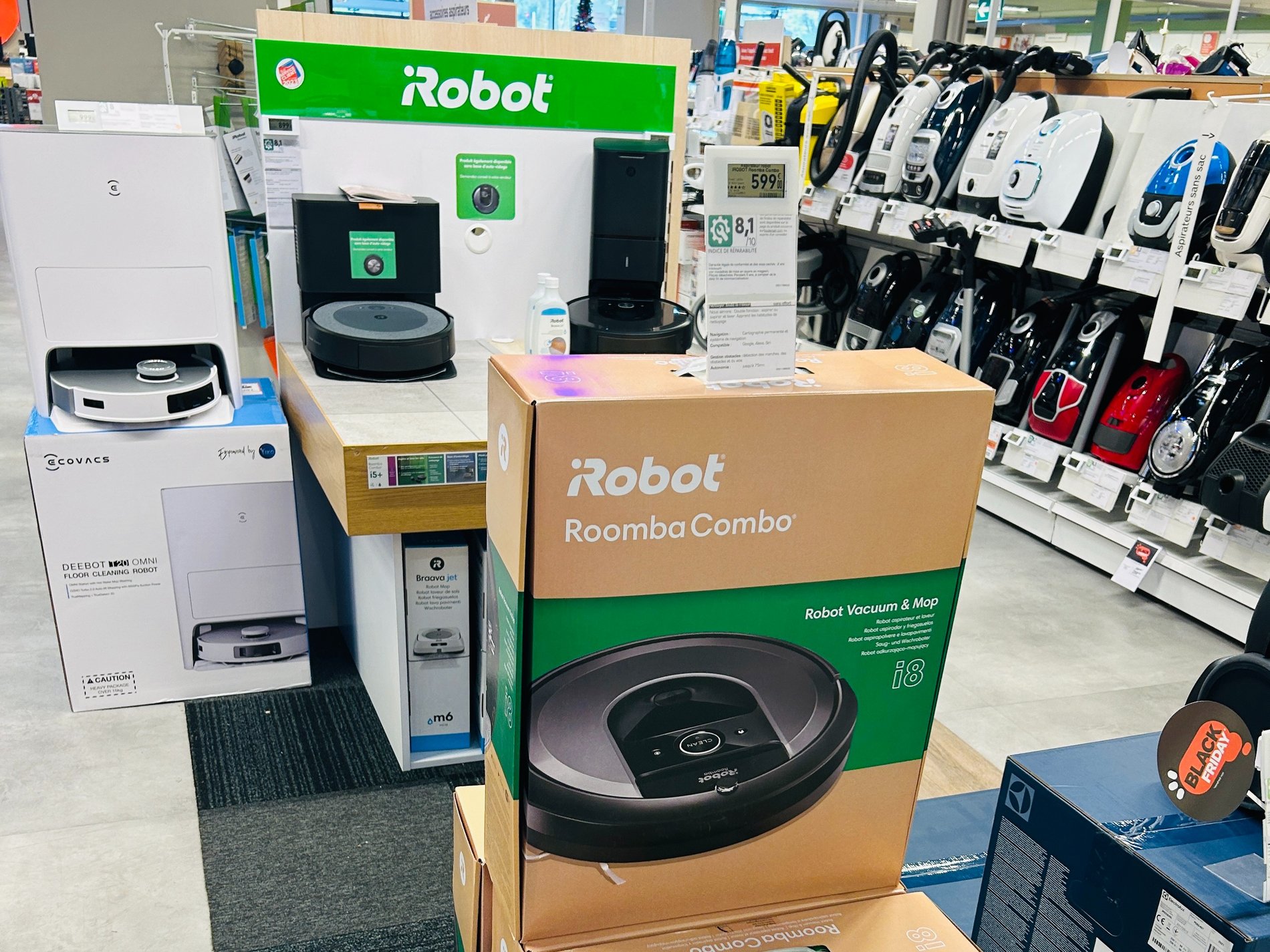 Aspirateurs Irobot Boulanger saint martin d'hères