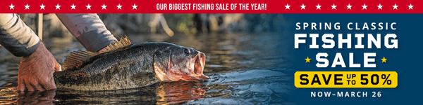 Save up to 50% at the 2025 Spring Classic Fishing Sale at Cabela's