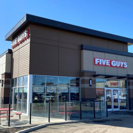 Five Guys at 15420 37 St NW in Edmonton.
