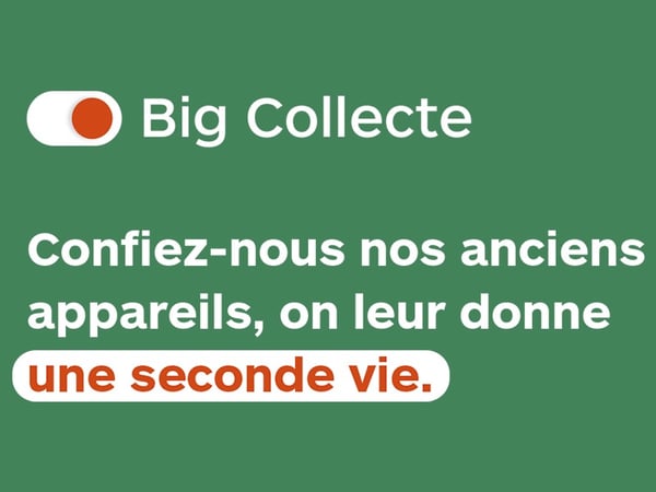 Recyclage : Confinez-nous nos anciens appareils, on leur donne une seconde vie.
