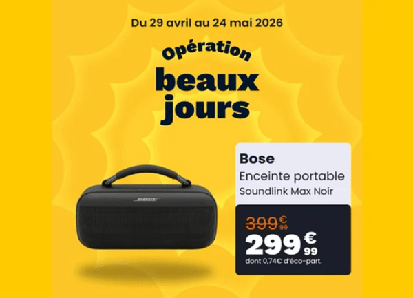 🔊 Son MAX, Prix MINI : La Bose SoundLink Max débarque à Nantes Paridis ! 🔥