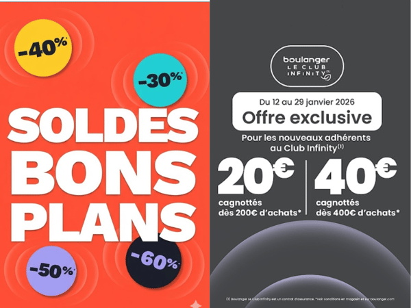 Offre exclusive chez Boulanger Angoulême - Champniers