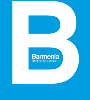 Logo des Barmenia Vertriebszentrums in Leipzig