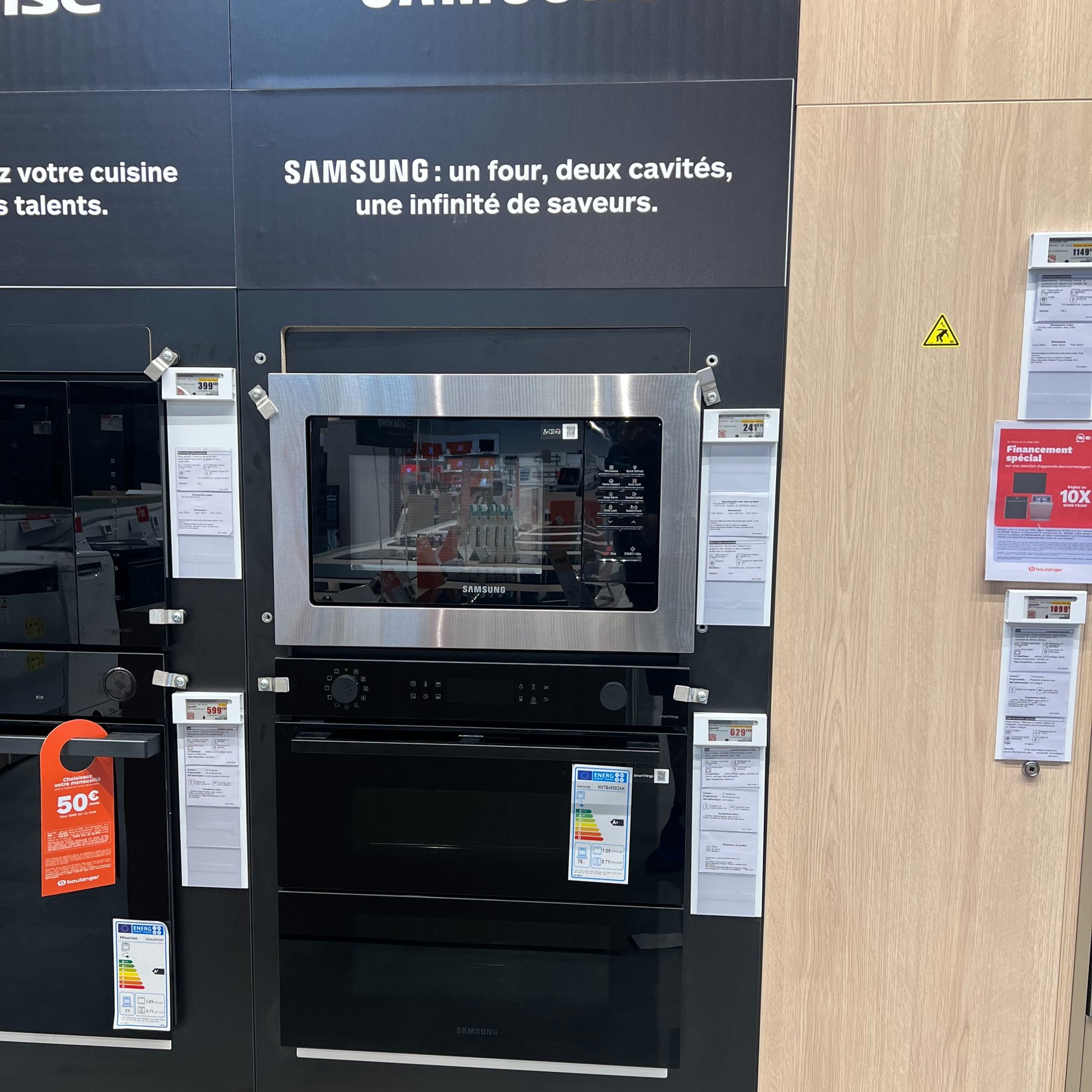 four et micro-ondes samsung dans votre magasin boulanger st quentin
