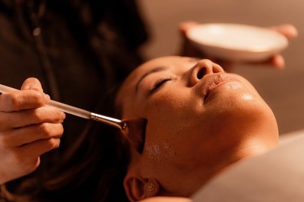 Woman Receiving Woodhouse Facial