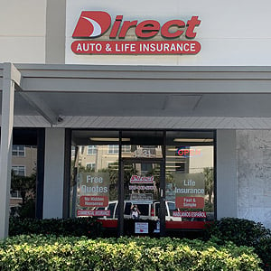 Direct Auto Insurance storefront located at  2017 West Expressway 83, Weslaco
