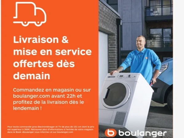 Nos services de livraison et mise en service.