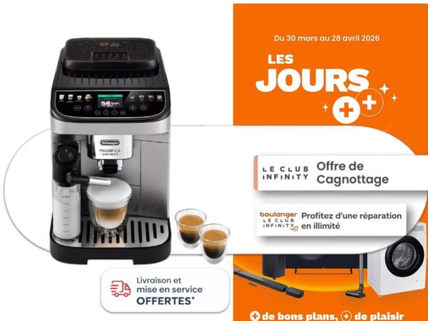 Transformez chaque tasse en moment d’exception avec nos machines à café à grain en promotion pour les jours ++ !