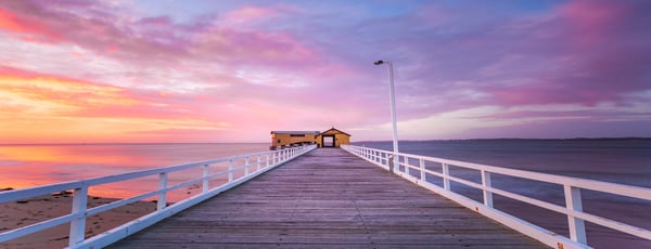 Sunrise At Queenscliff Pier, Victoria