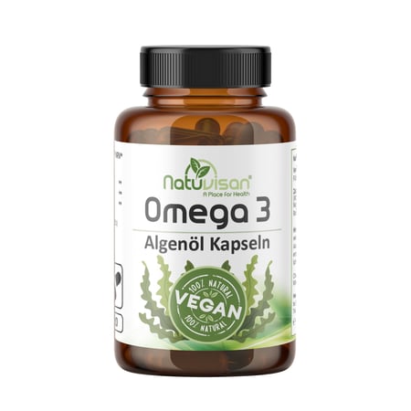 Natuvisan Omega 3 Algen Öl Kapseln 2000 mg