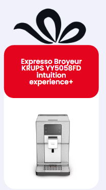 Expresso Broyeur KRUPS YY5058FD intuition experience+