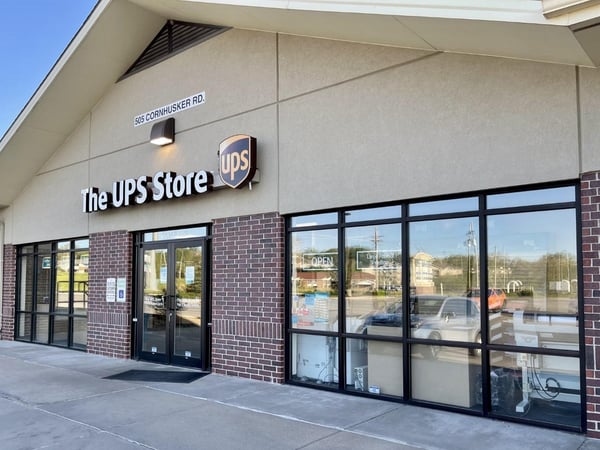 Storefront of The UPS Store in Bellevue, NE