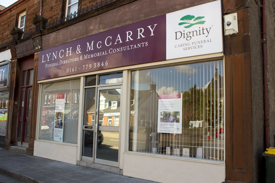 Lynch & McCarry Funeral Directors in Stepps, Glasgow Dignity Funerals