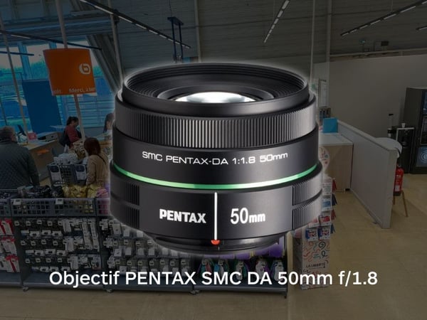profitez d'une belle offre de déstockage sur cet objectif pentax smc DA50mm f/1.8, dans votre magasin boulanger avignon le pontet