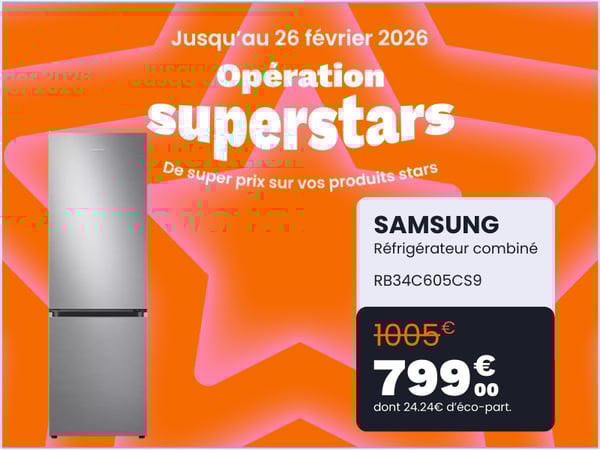 Réfrigérateur combiné SAMSUNG RB34C605CS9