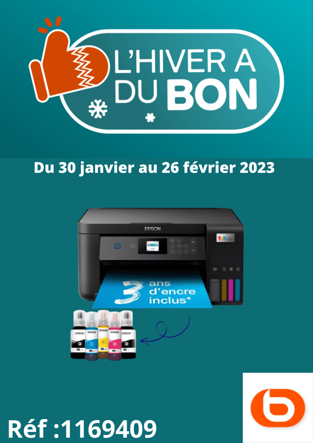 Imprimante jet d'encre Epson EcoTank ET-2850
Boulanger Annemasse