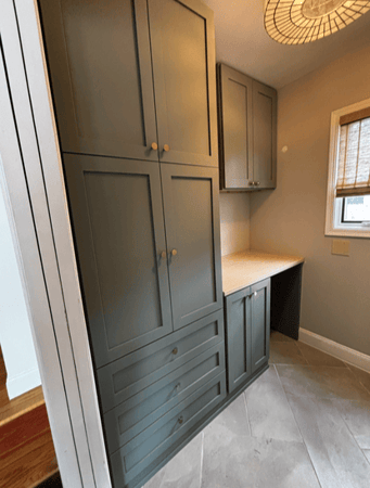 Desert Agave laundry room with counter space for folding clothes.