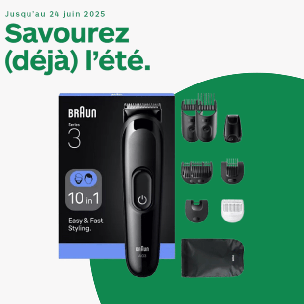 Tondeuse multi usages BRAUN AIO 3560