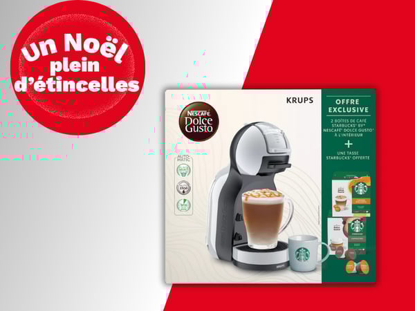 Dolce Gusto KRUPS COFFRET STARBUCKS MINI ME GRIS ARTIC