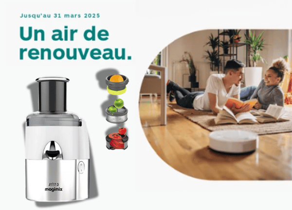 Préparez des jus frais avec l'Extracteur de Jus MAGIMIX 18085F Juice Expert 3 !