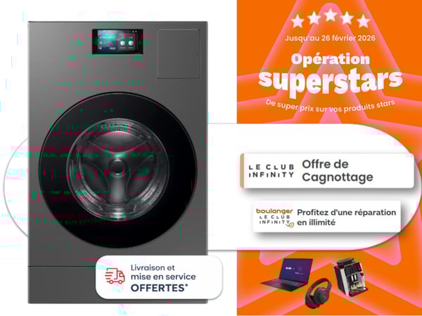 🧺 Lave-linge séchant Samsung WD18DB8995BZT2 Bespoke AI Combo – Boulanger Chambray-lès-Tours 🌟
