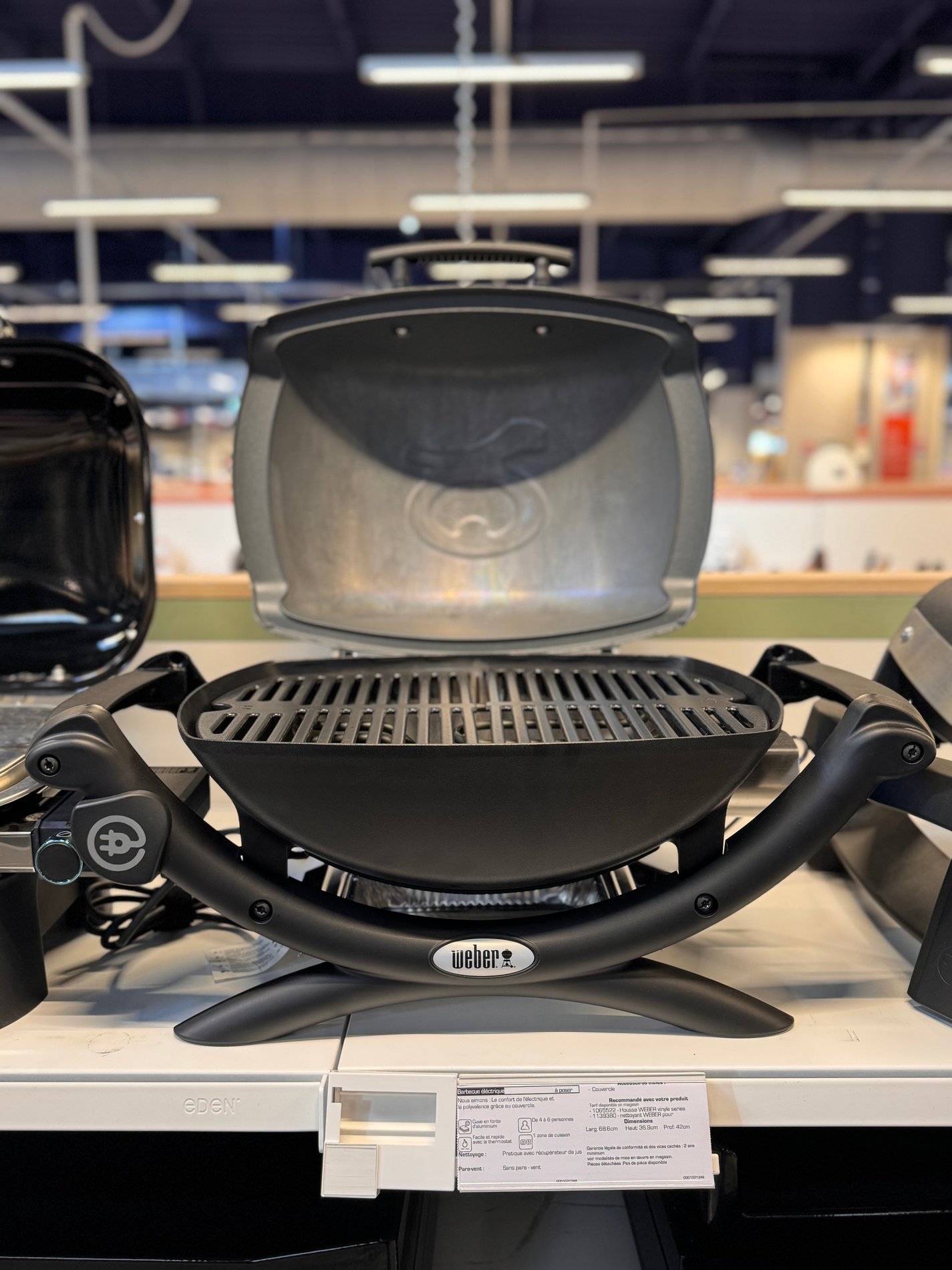 Weber poele cuisson barbecue électrique gaz charbon
