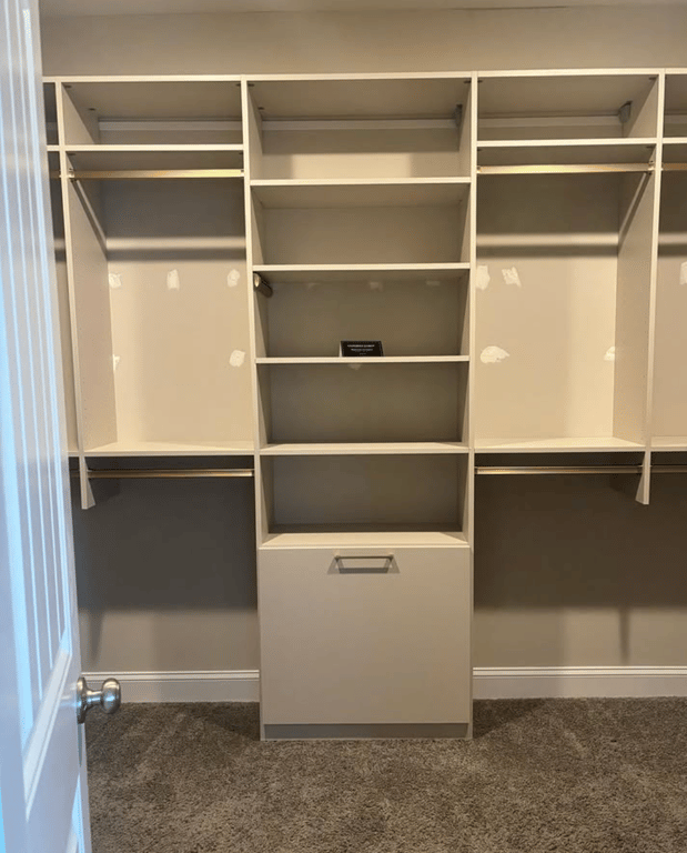 Reach-in closet solution.