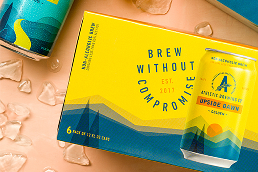 brew without compromise athletic brewing co upside dawn golden non alcoholic beverage
