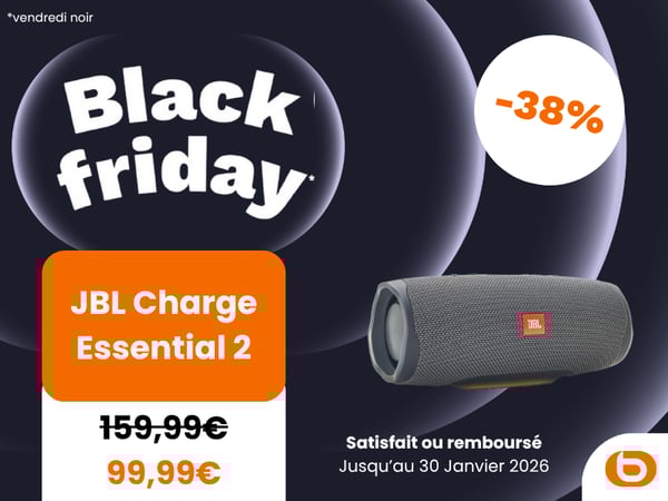 Enceinte portable JBL Charge Essential 2  chez Boulanger Vitrolles