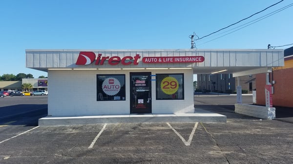 Direct Auto Insurance storefront located at  913 Rucker Blvd., Enterprise