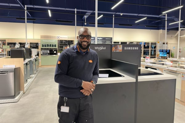 Ousmane, animateur au Boulanger Villebon