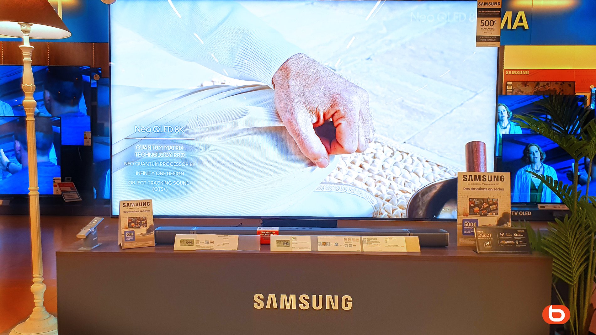 Télévision 4K samsung à Boulanger Mâcon