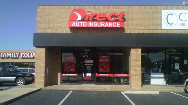 Direct Auto Insurance storefront located at  6601 Everhart Road, Corpus Christi