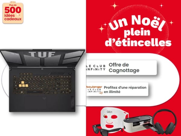 PC gamer fixe et portable en promotion chez Boulanger Toulouse Colomiers – tour gaming, ordinateur portable MSI, Asus ROG, HP Omen, Acer Predator, carte graphique NVIDIA RTX, moniteur 144Hz, accessoires gaming.
PC gamer disponible chez Boulanger Toulouse Colomiers – Ordinateurs portables, tours gaming et moniteurs 144 Hz et 240 Hz, modèles aussi disponibles chez Asus ROG, MSI, HP Omen, Acer Predator, Lenovo Legion et Dell Alienware