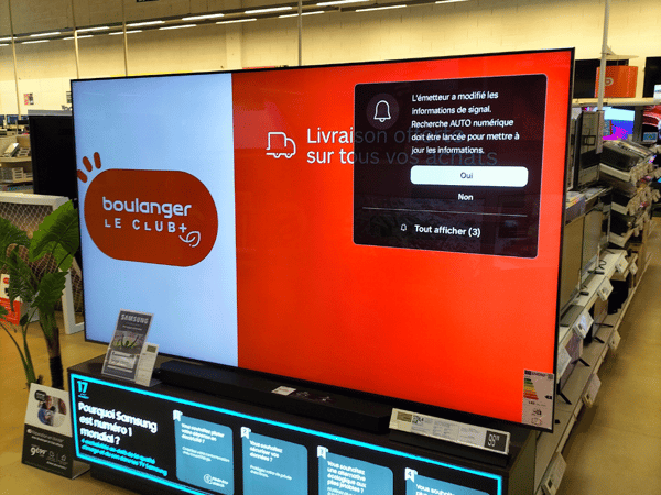 Boulanger Toulouse fenouillet tv grande taille xxl 98 pouces Samsung LG b4 c4 g4 tv Sony 65 pouces oled LG