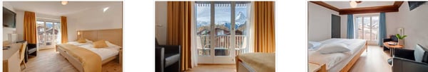 Aussicht vom Zimmer Hotel Bristol Zermatt