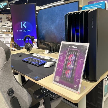 Retrouvez la gamme de gaming Skillcorp dans votre magasin Boulanger Saint Pierre des Corps